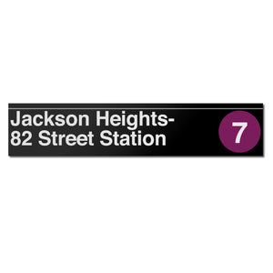 Jackson Heights / 82 Street Sign