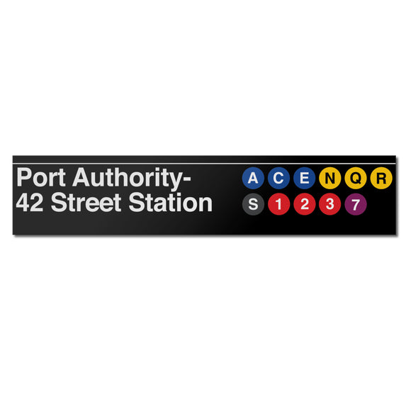 42 Street / Port Authority Bus Terminal Sign