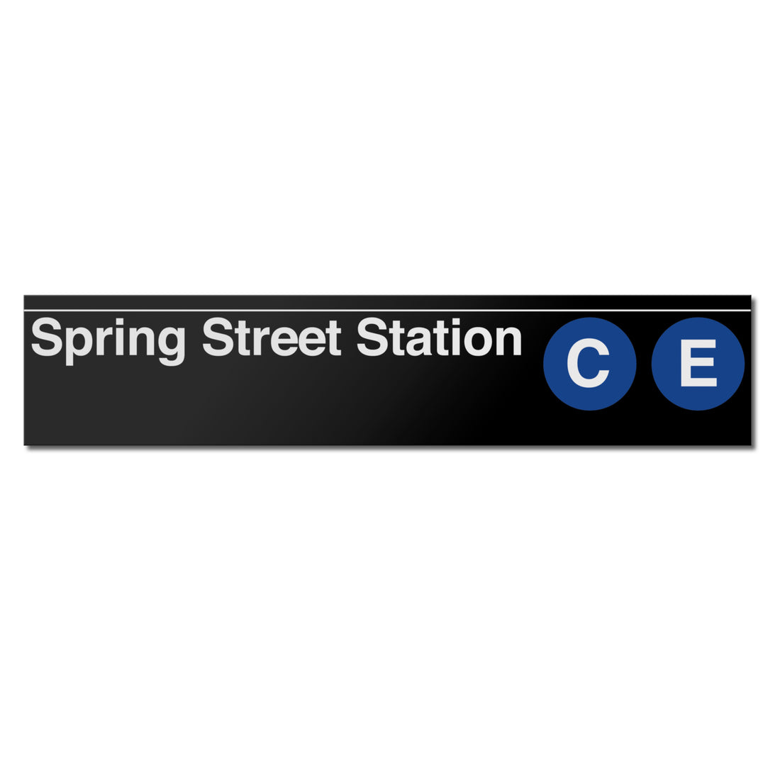 Spring Street (C E) Sign