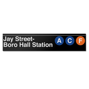 Jay Street / Borough Hall Sign