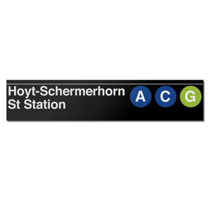 Hoyt Street / Schermerhorn Street Sign