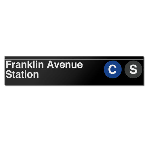 Franklin Avenue (C S) Sign