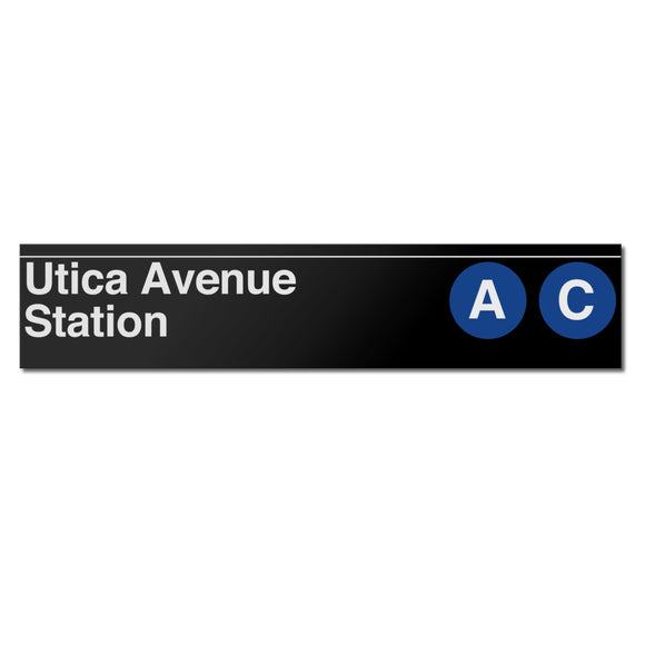 Utica Avenue (A C) Sign