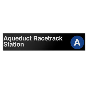 Aqueduct Racetrack Sign