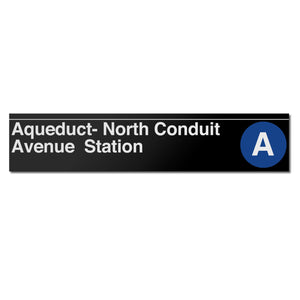 Aqueduct / North Conduit Avenue Sign