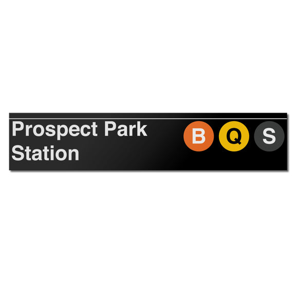 Prospect Park (B Q S) Sign