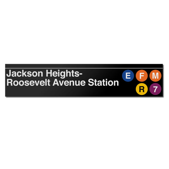 Jackson Heights / Roosevelt Avenue Sign