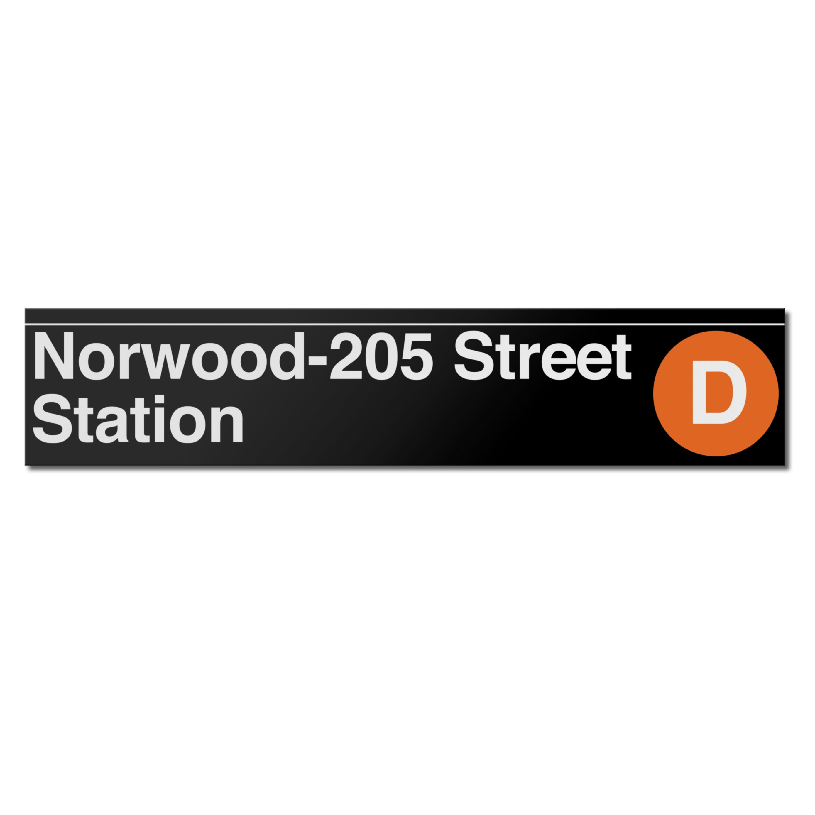 Norwood / 205 Street Sign