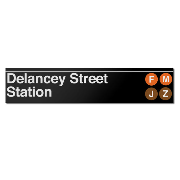 Delancey Street Sign
