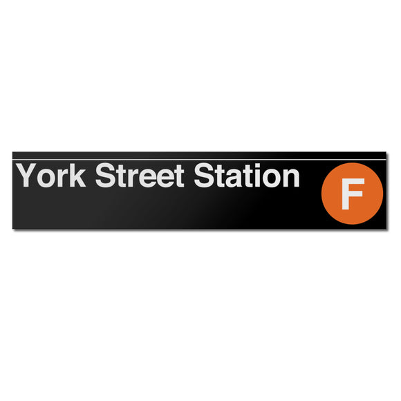 York Street Sign