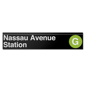 Nassau Avenue Sign