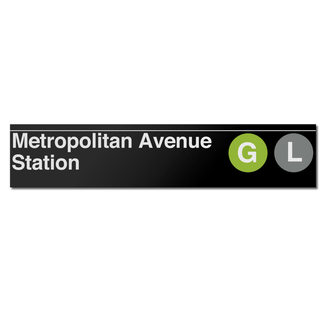 Metropolitan Avenue Sign