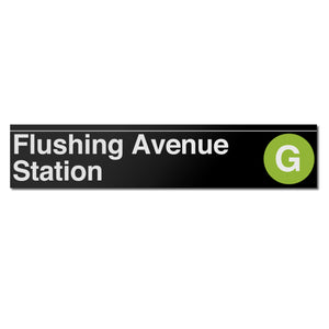 Flushing Avenue (G) Sign