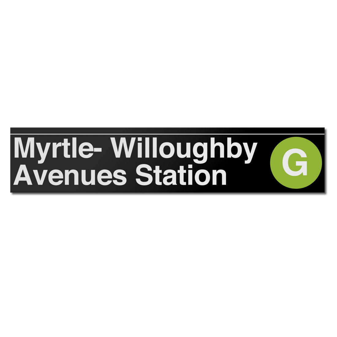 Myrtle / Willoughby Avenues Sign