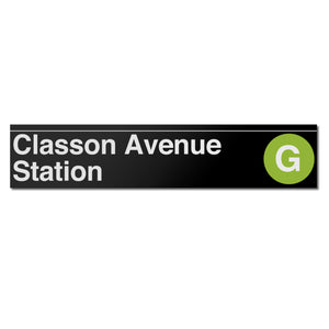 Classon Avenue Sign