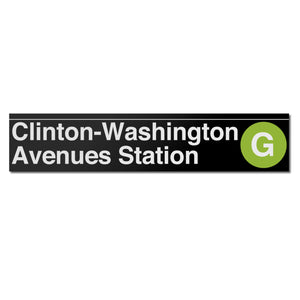 Clinton / Washington Avenues Sign