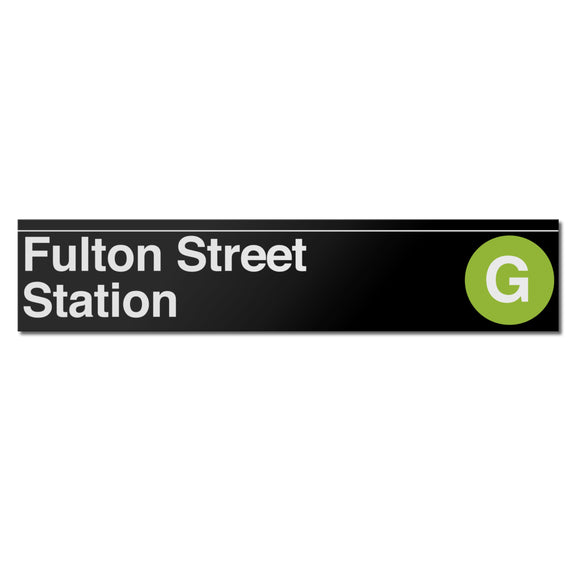 Fulton Street (G) Sign