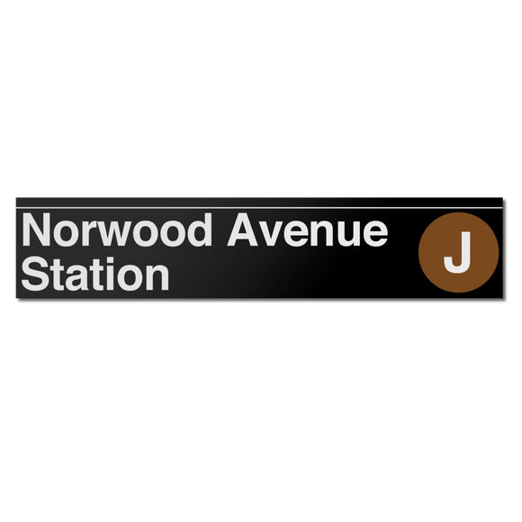 Norwood Avenue Sign
