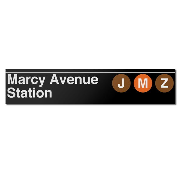 Marcy Avenue Sign