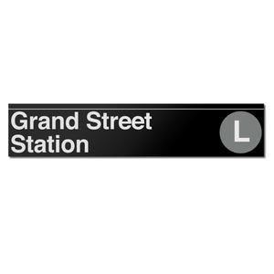 Grand Street (L) Sign