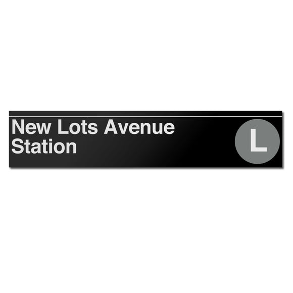 New Lots Avenue (L) Sign