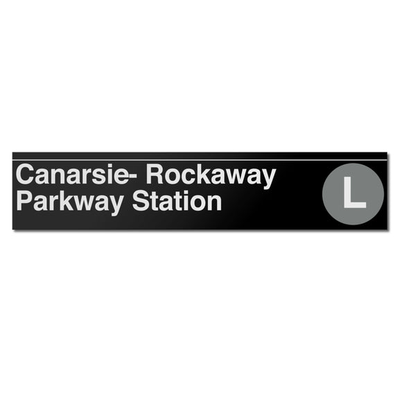 Canarsie / Rockaway Parkway (L) Sign