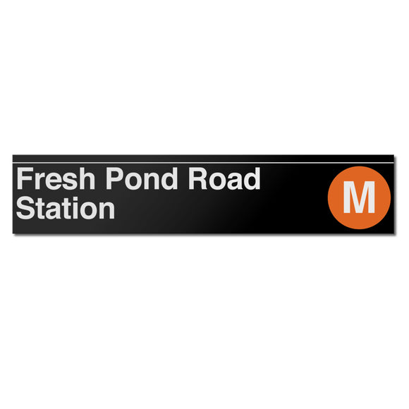 Fresh Pond Road Sign