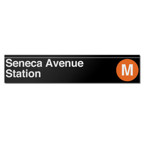 Seneca Avenue Sign