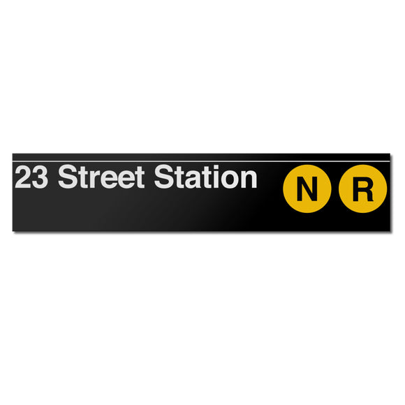 23 Street (N R) Sign