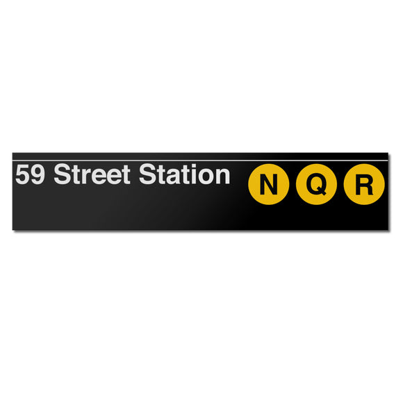 59 Street (N R) Sign