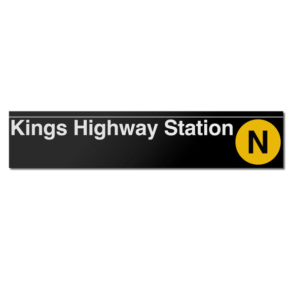 Kings Highway (N) Sign