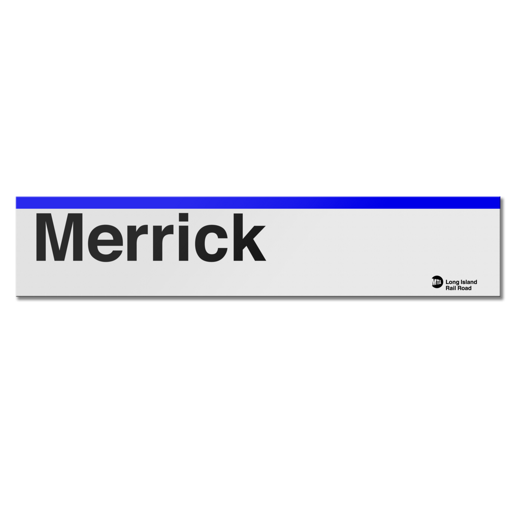 LIRR Merrick Sign – Transit Gifts