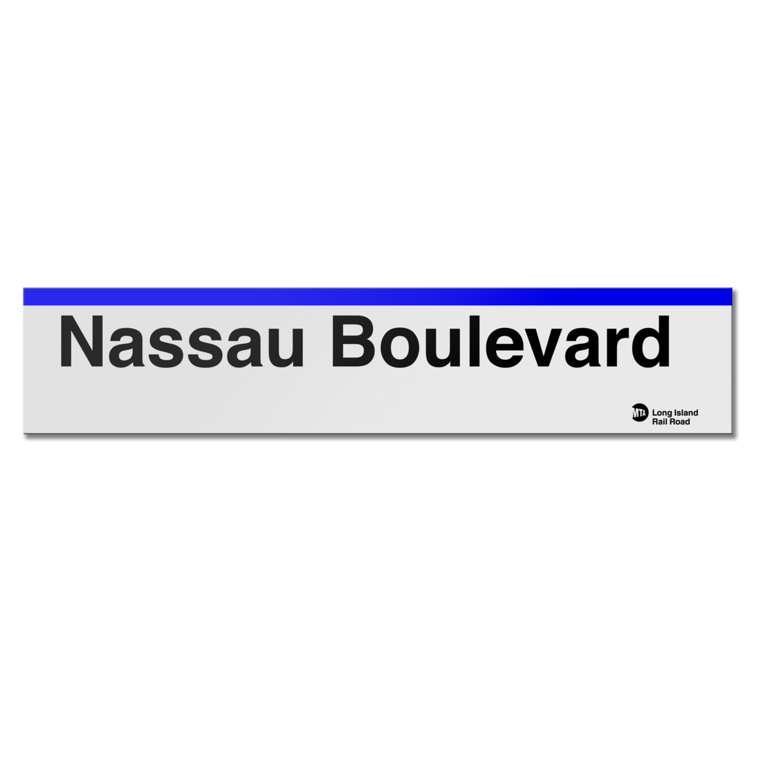 Nassau Boulevard Sign