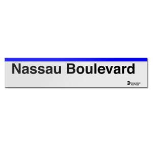 Nassau Boulevard Sign