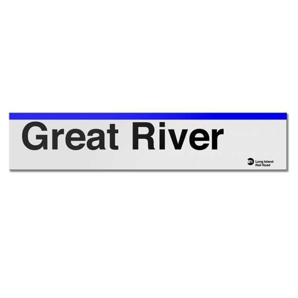 Great River Sign