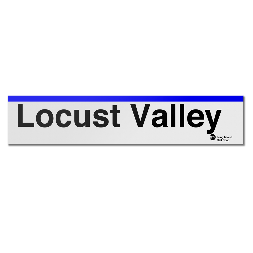 LIRR Locust Valley Sign – Transit Gifts