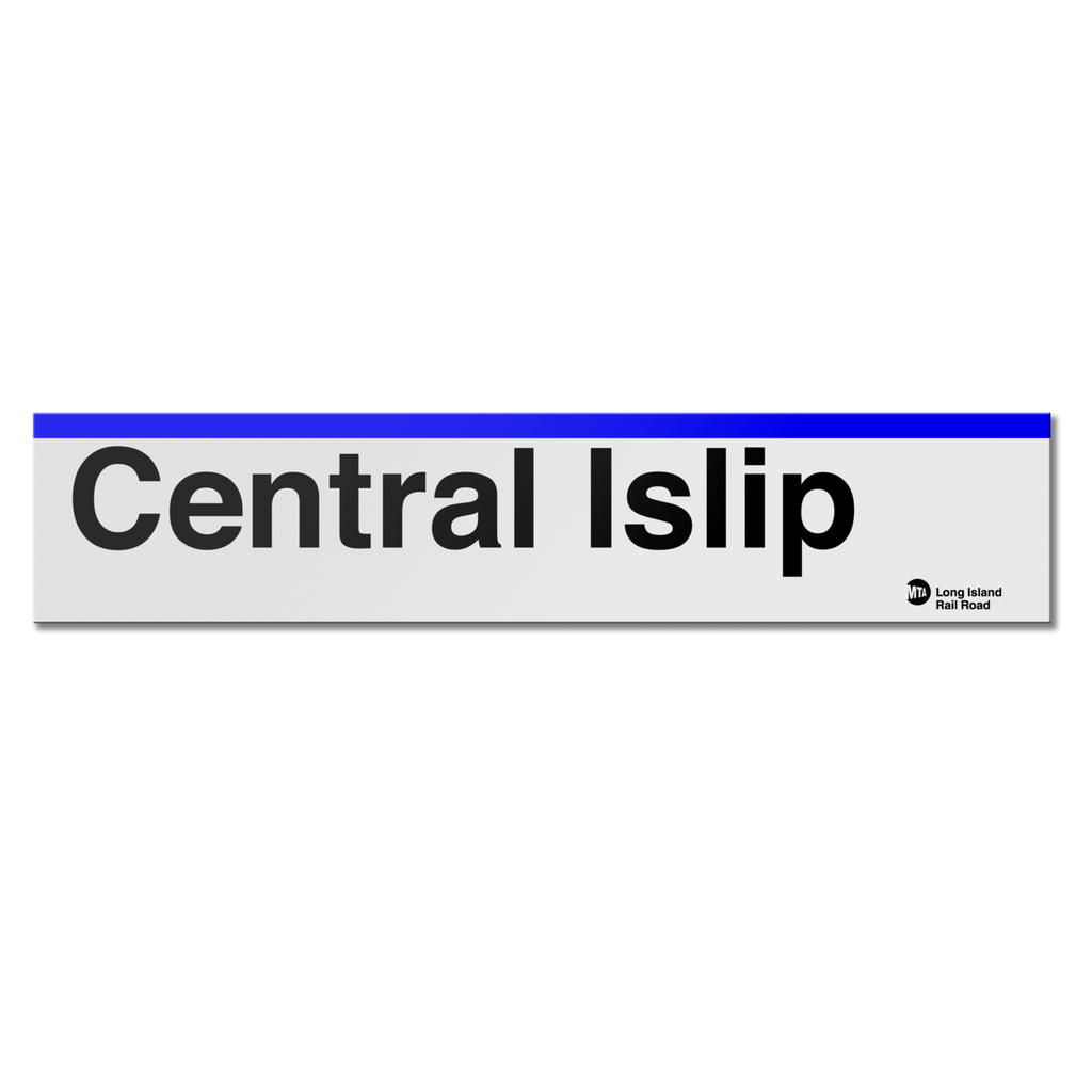 LIRR Central Islip Sign Transit Gifts