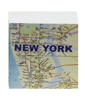 Subway Map Note Cube
