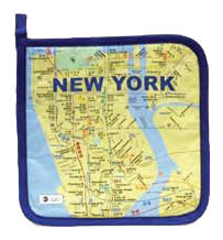 Subway Map Pot Holder