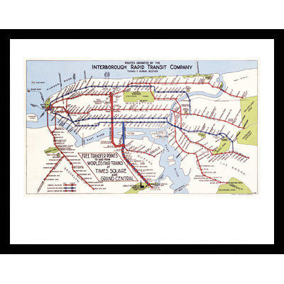 Interborough Rapid Transit, 1939 Print