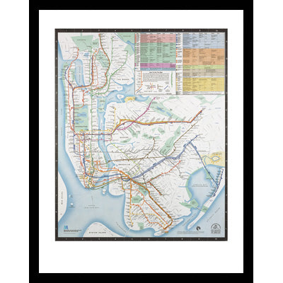 MTA Transit Map, 1979 Print
