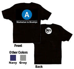 A (Manhattan to Brooklyn) Toddler T-Shirt