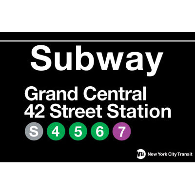 Grand Central Subway Magnet