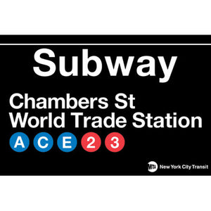 World Trade Subway Magnet