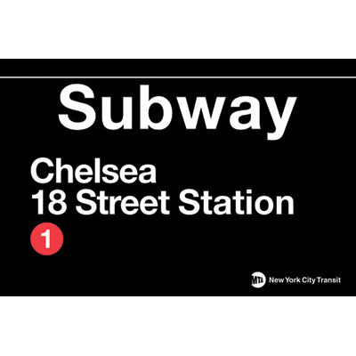 Chelsea Subway Magnet