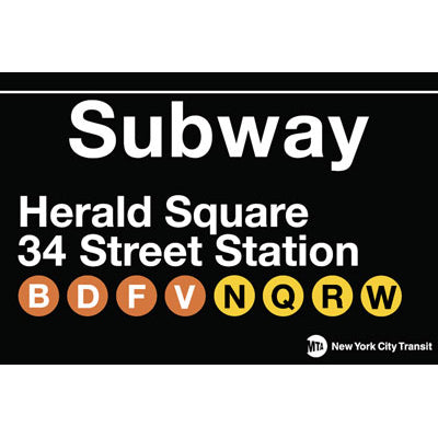 Herald Square Station Magnet