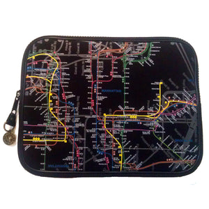 New York City Subway Map Laptop Case (13")