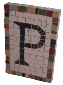 Letter or Number (5" x 8") Mosaic Tile