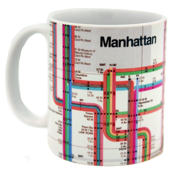 Vignelli Map 1972 (Detail) Mug