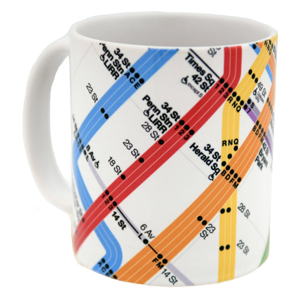 Vignelli Diagram 2011 (Manhattan Detail) Mug